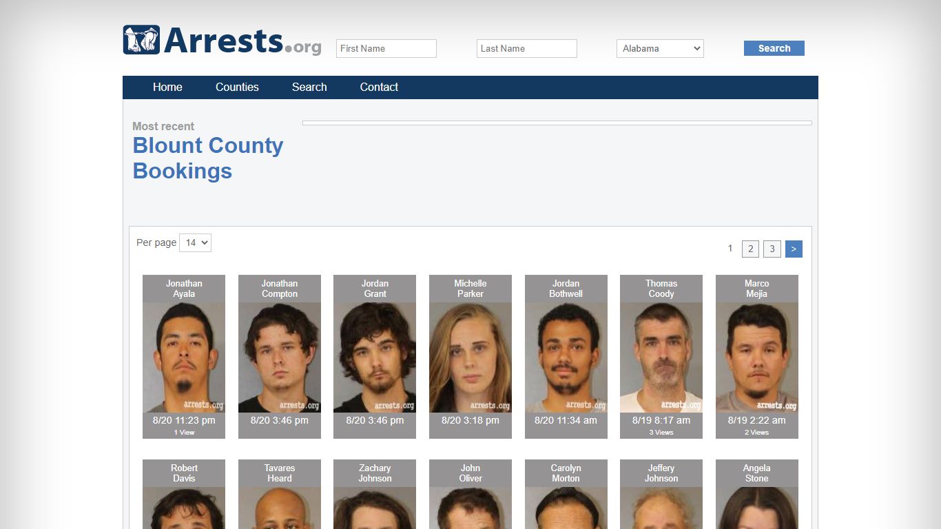 Blount County Arrests and Inmate Search